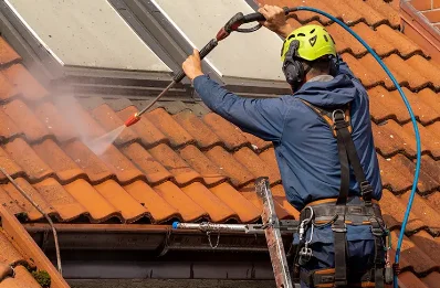 Démoussage et hydrofuge de toiture à Méreuil
